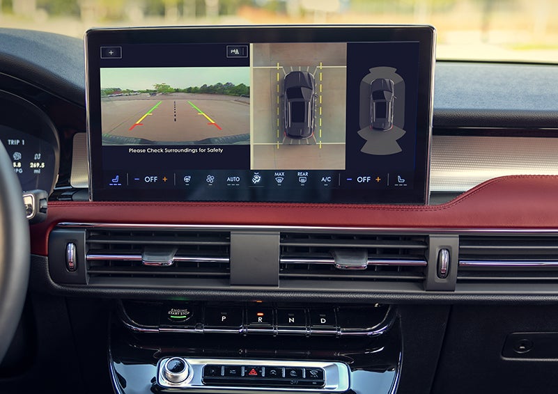 The large center touchscreen of a 2024 Lincoln Corsair® SUV is shown. | Parks Lincoln of Gainesville in Gainesville FL