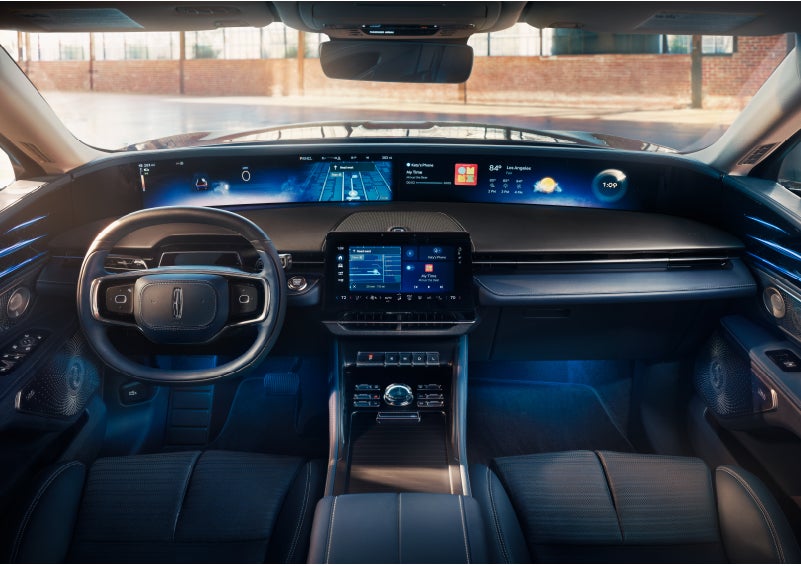 The panoramic display is shown in a 2024 Lincoln Nautilus® SUV. | Parks Lincoln of Gainesville in Gainesville FL