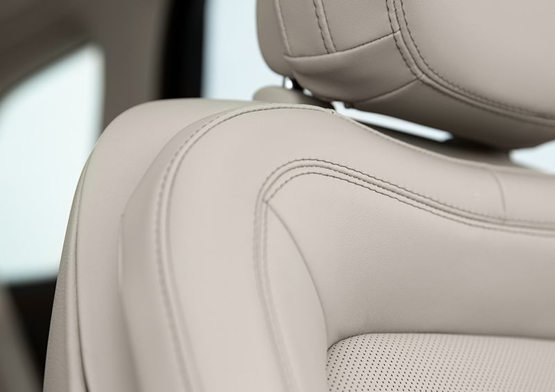 Fine craftsmanship is shown through a detailed image of front-seat stitching. | Parks Lincoln of Gainesville in Gainesville FL