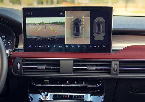 The driver of a 2024 Lincoln Corsair® SUV is shown selecting the drive mode. | Parks Lincoln of Gainesville in Gainesville FL