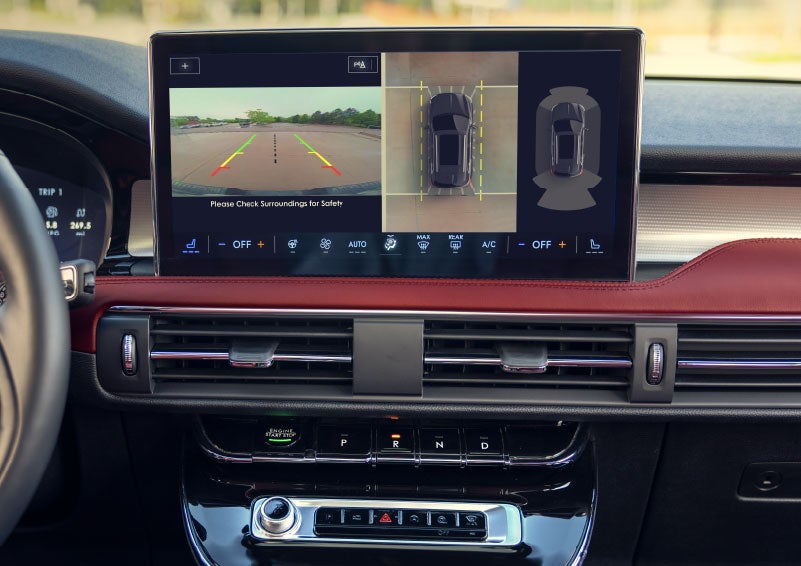 The large center touchscreen of a 2024 Lincoln Corsair® SUV is shown. | Parks Lincoln of Gainesville in Gainesville FL