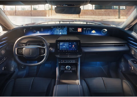 The panoramic display is shown in a 2026 Lincoln Nautilus® SUV. | Parks Lincoln of Gainesville in Gainesville FL
