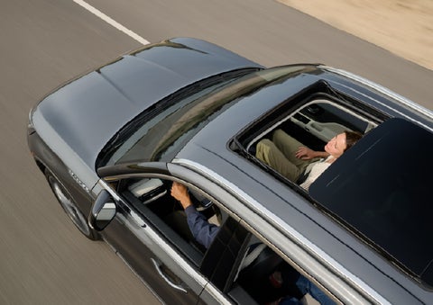 The available panoramic Vista Roof® of a 2027 Lincoln Aviator® SUV is open. | Parks Lincoln of Gainesville in Gainesville FL