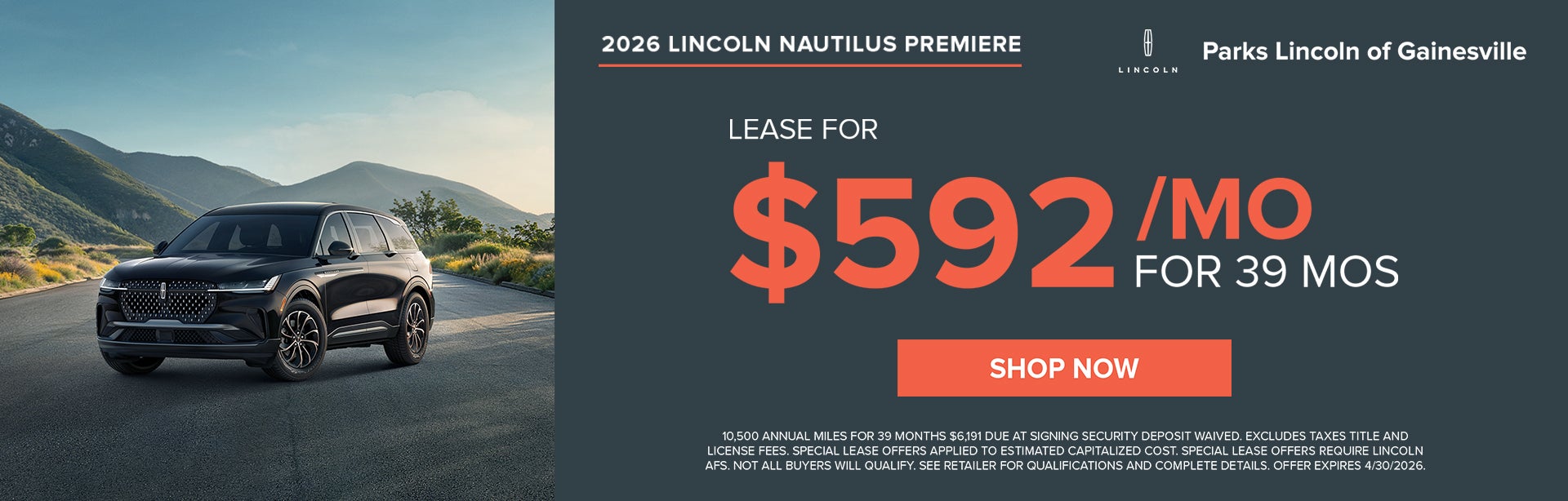 Lease Offer: 10,500 Annual miles for 24 months $10,732 due a