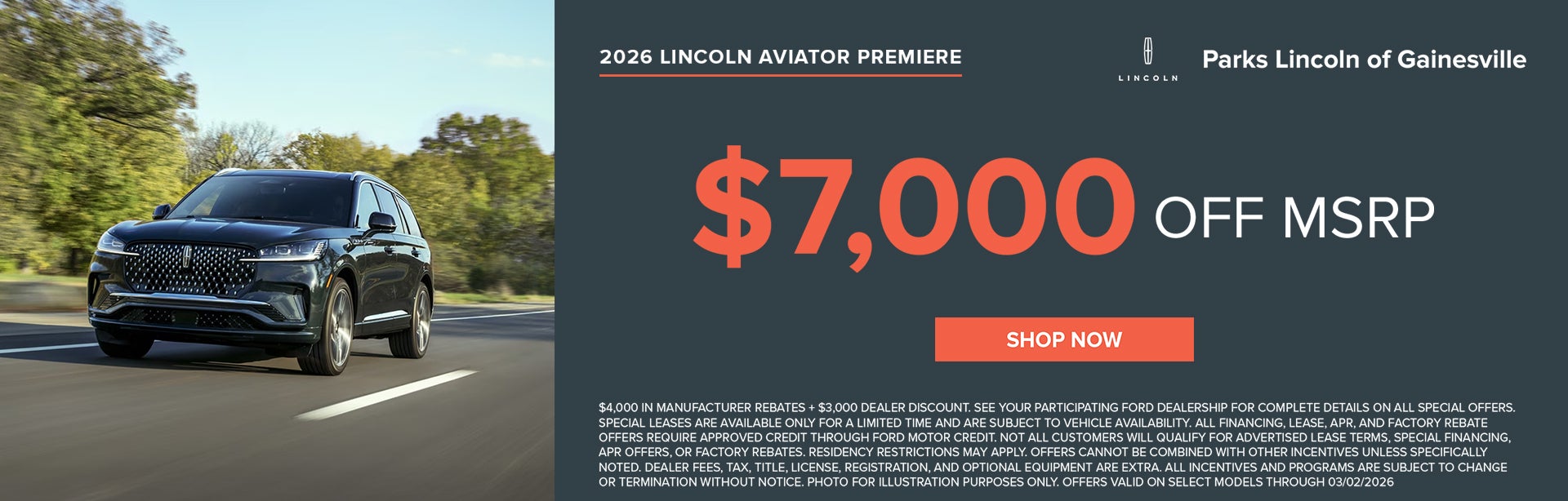 2026 Lincoln Aviator Premiere