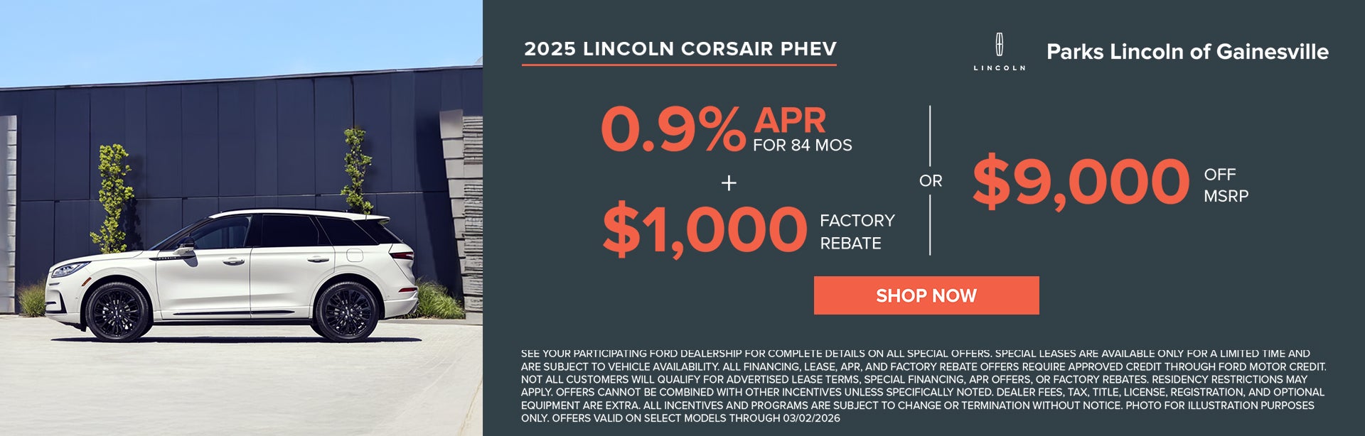 2025 Lincoln Corsair PHEV