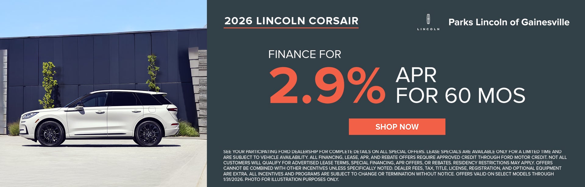 2026 Lincoln Corsair